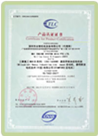 TLC Certificates of MGS Diesel Gensets