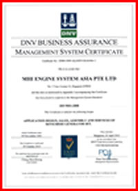 ISO9001-2008 Certificates of MHI Factory in Singapore